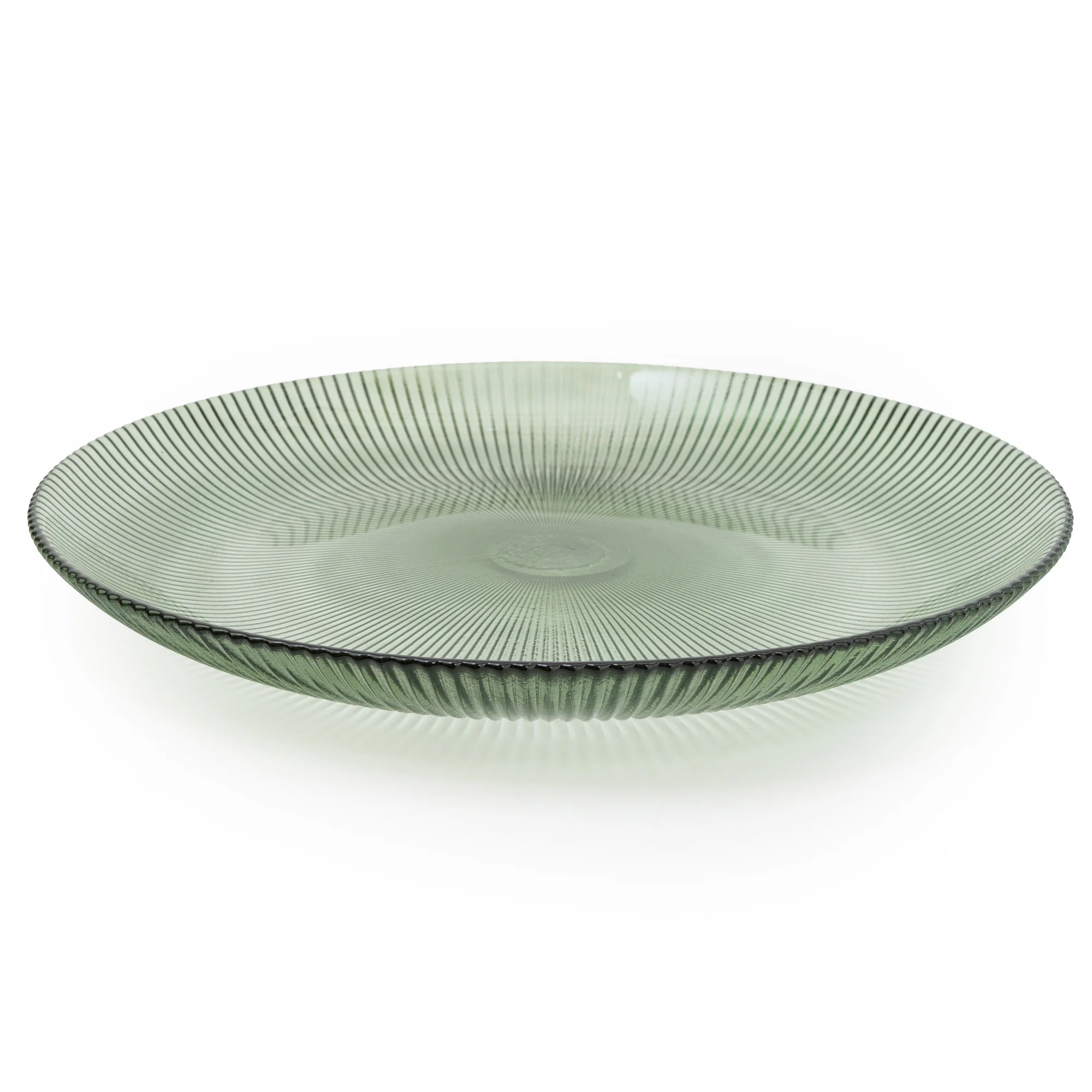Charming Large Green Glass Plate - Image 3