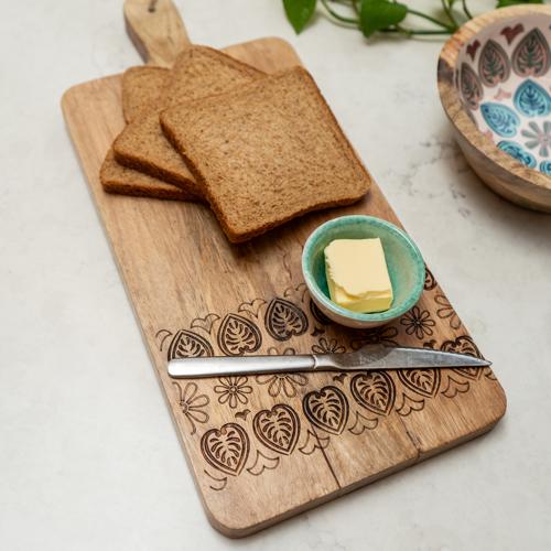 Large Mango Wood Paddle Board with Meze Enamel - Image 2