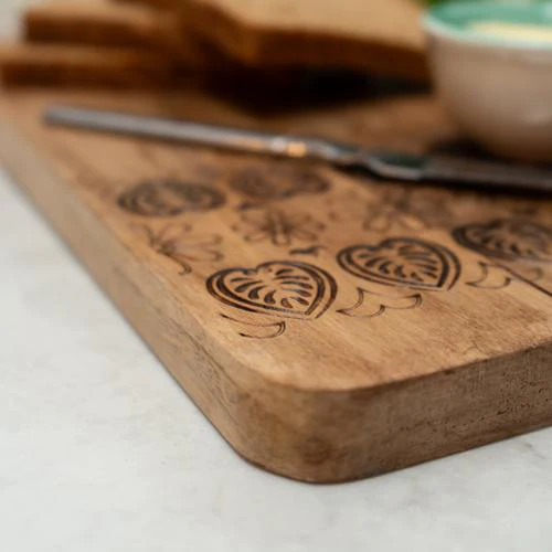 Large Mango Wood Paddle Board with Meze Enamel - Image 4
