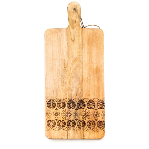 Large Mango Wood Paddle Board with Meze Enamel - Image 8