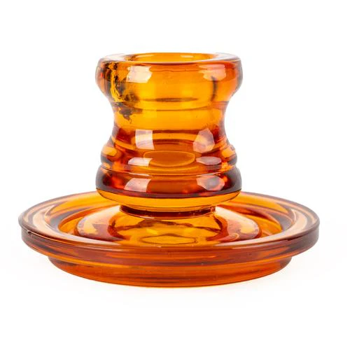 Large Orange Candlestick - Image 2