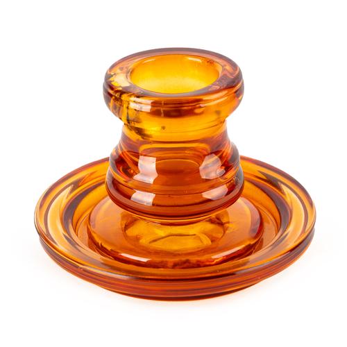 Large Orange Candlestick - Image 3