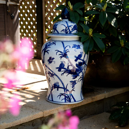 Large Oriental Ginger Jar