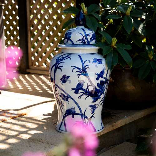 Large Oriental Ginger Jar - Image 2