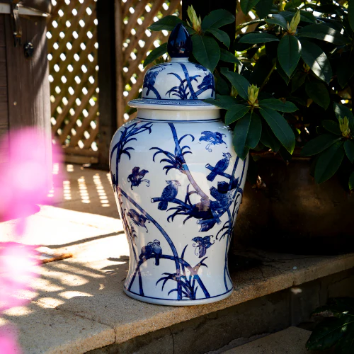 Large Oriental Ginger Jar - Image 3