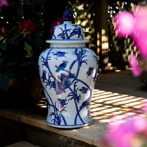 Large Oriental Ginger Jar - Image 4