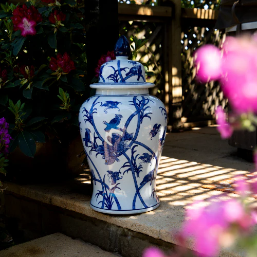 Large Oriental Ginger Jar - Image 5