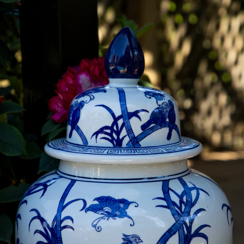 Large Oriental Ginger Jar - Image 6