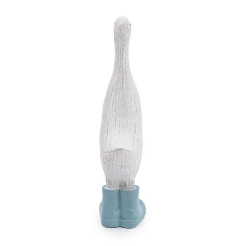 Large Resin Duck with Light Blue Wellies - Image 7