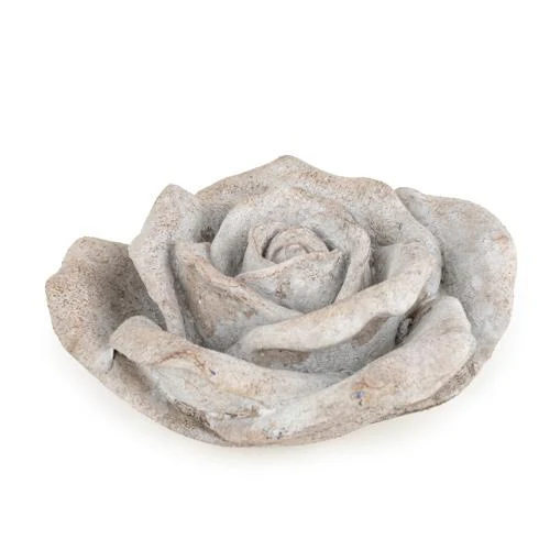 Large Resin Stone Rose Ornament - Image 5