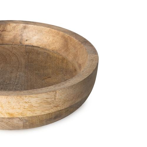Large Round Mango Wood Bowl - Image 6