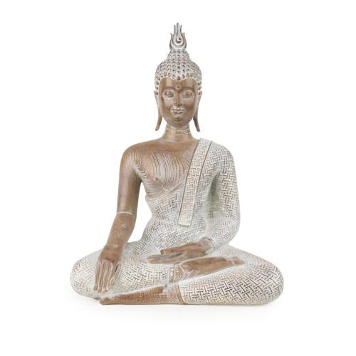 Large Sitting Resin Buddha Ornament - Image 6
