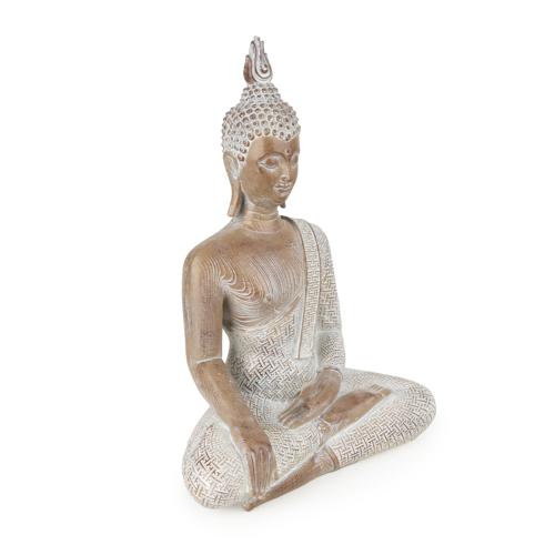 Large Sitting Resin Buddha Ornament - Image 8