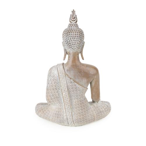 Large Sitting Resin Buddha Ornament - Image 9