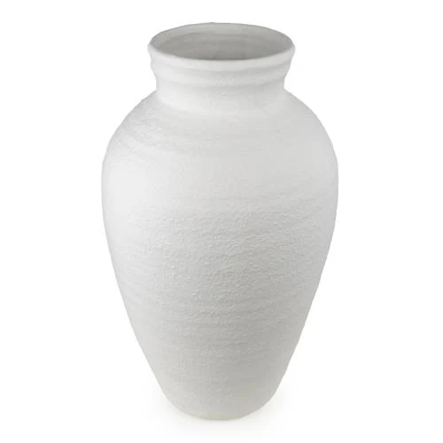 Large Traditional White Vase - Image 7