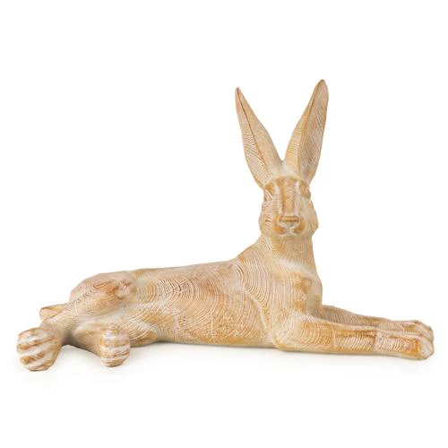 Laying Resin Rabbit - 25.5cm - Image 2