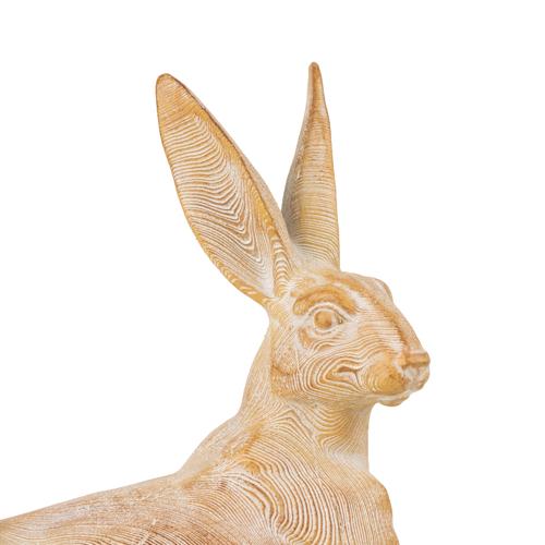 Laying Resin Rabbit - 25.5cm - Image 4