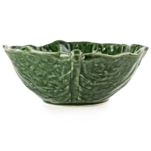 Leaf-Shaped Ceramic Bowl - Green - 17cm - Image 5