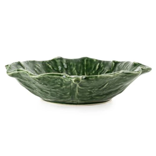Leaf-Shaped Ceramic Plate - Green - 21cm - Image 3