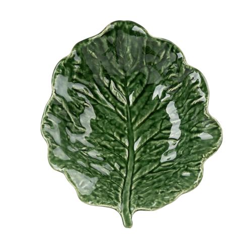 Leaf-Shaped Ceramic Plate - Green - 21cm - Image 4