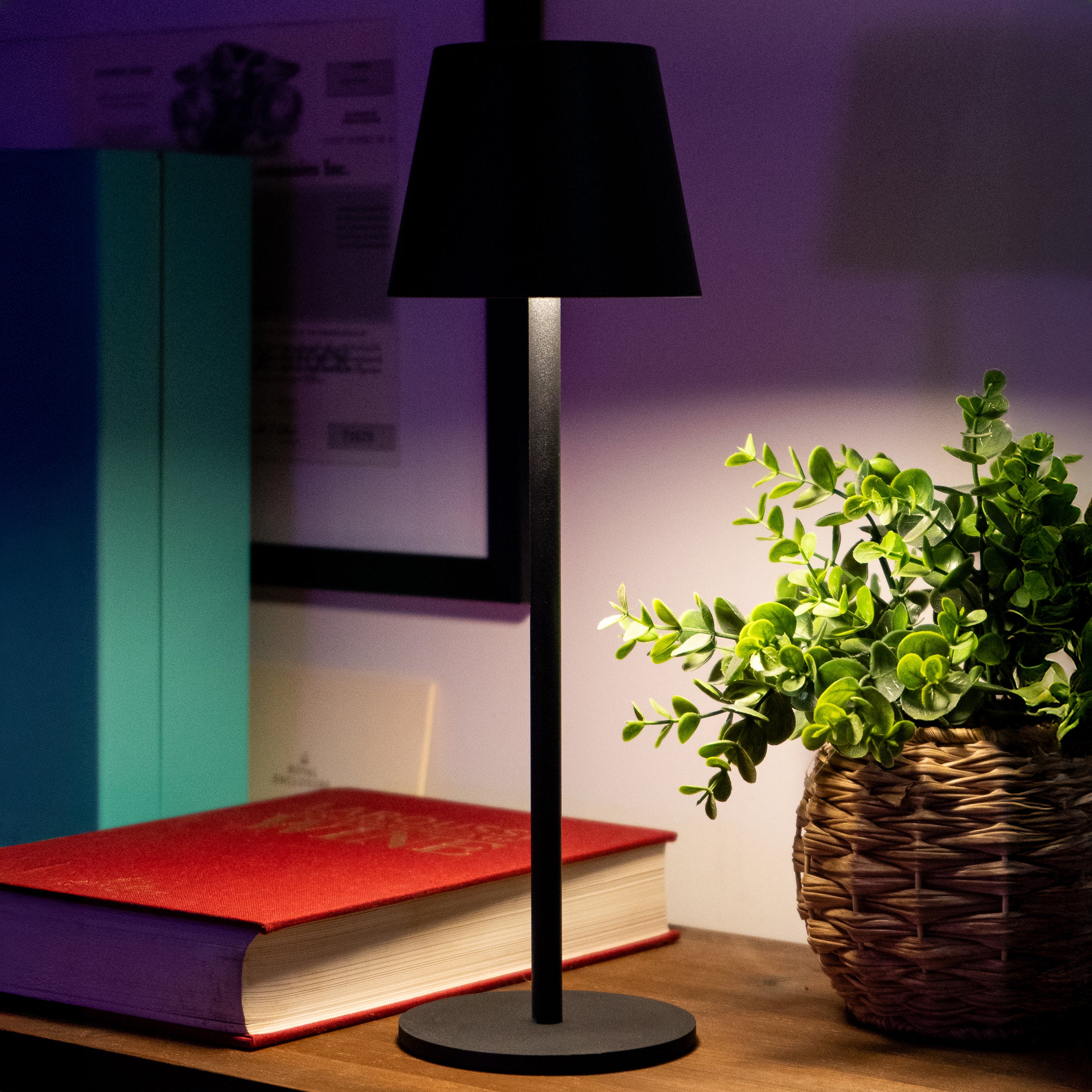 Black LED Touch Lamp - Image 6