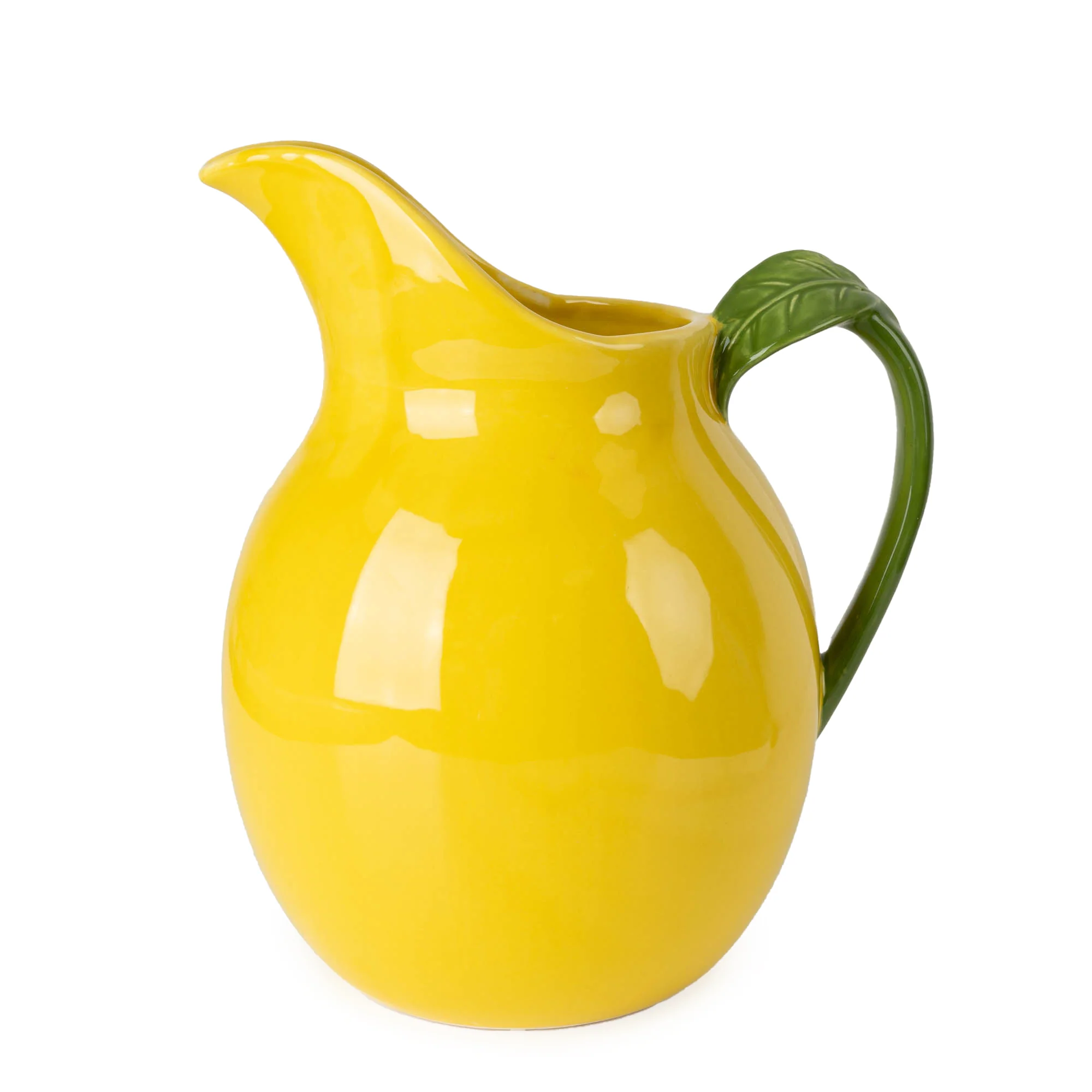 Ceramic Jug Reactive Glaze - Lemon - Image 3