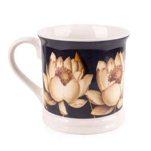 Lotus Flower Blue Tankard Mug - Image 5