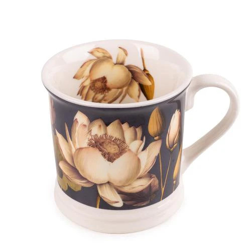 Lotus Flower Blue Tankard Mug - Image 7