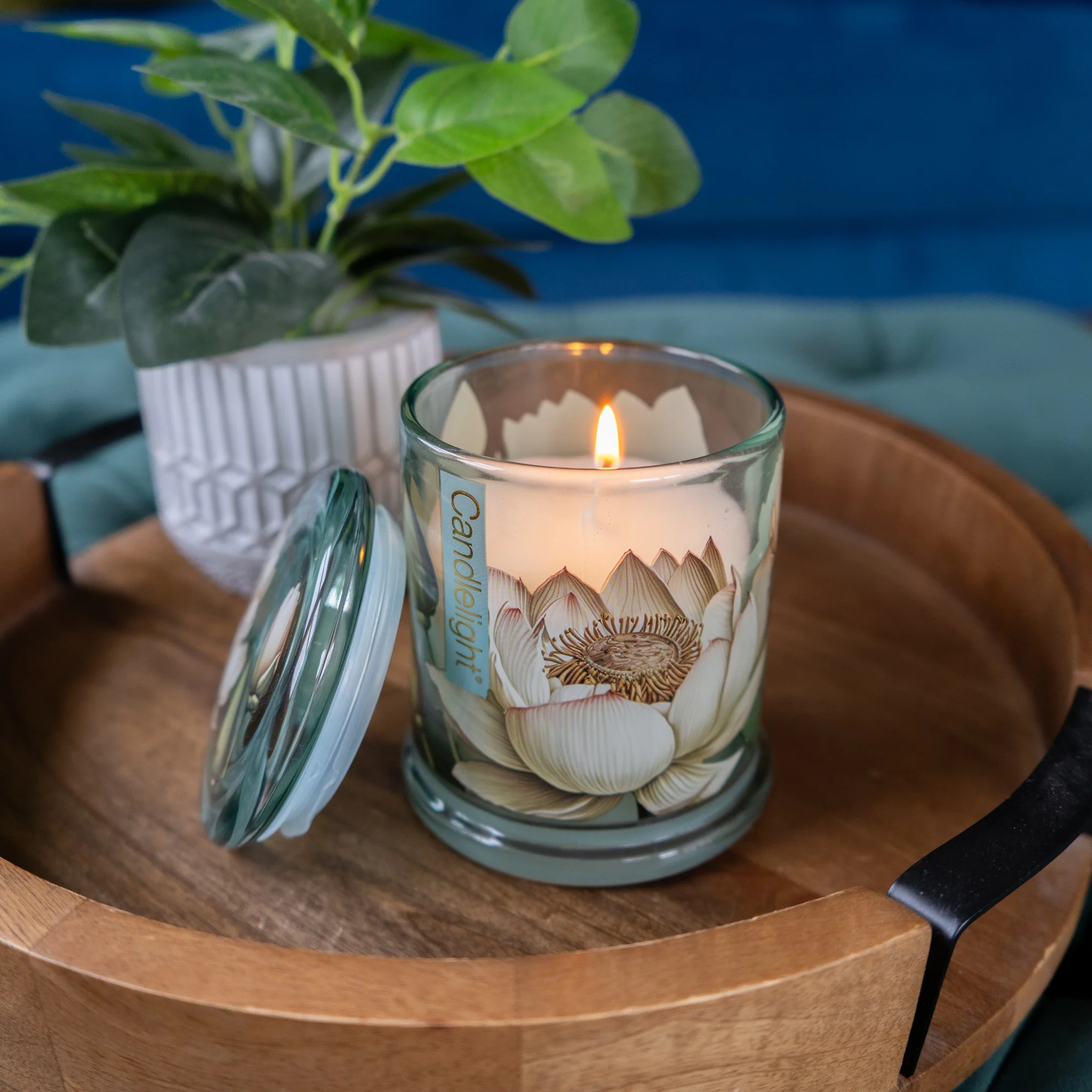 Lotus & Wild Lily Large Lidded Jar Candle