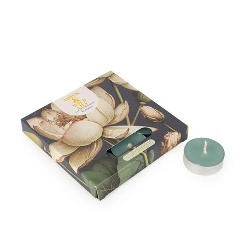 Lotus & Wild Lily Set of 9 Tealights - Image 3