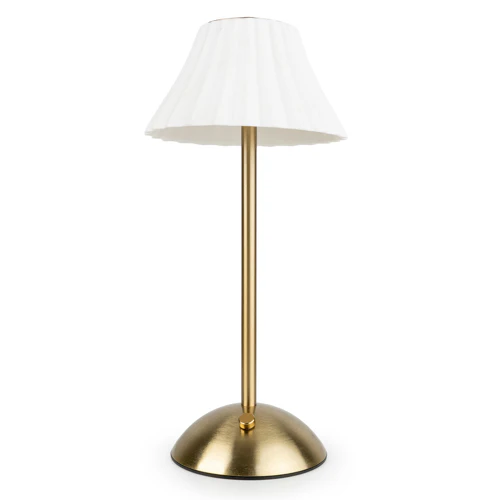 Luna Luxe LED Touch Brass Table Lamp - Image 2