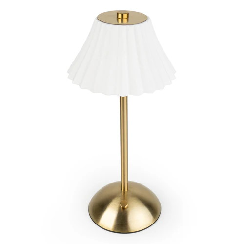 Luna Luxe LED Touch Brass Table Lamp - Image 4