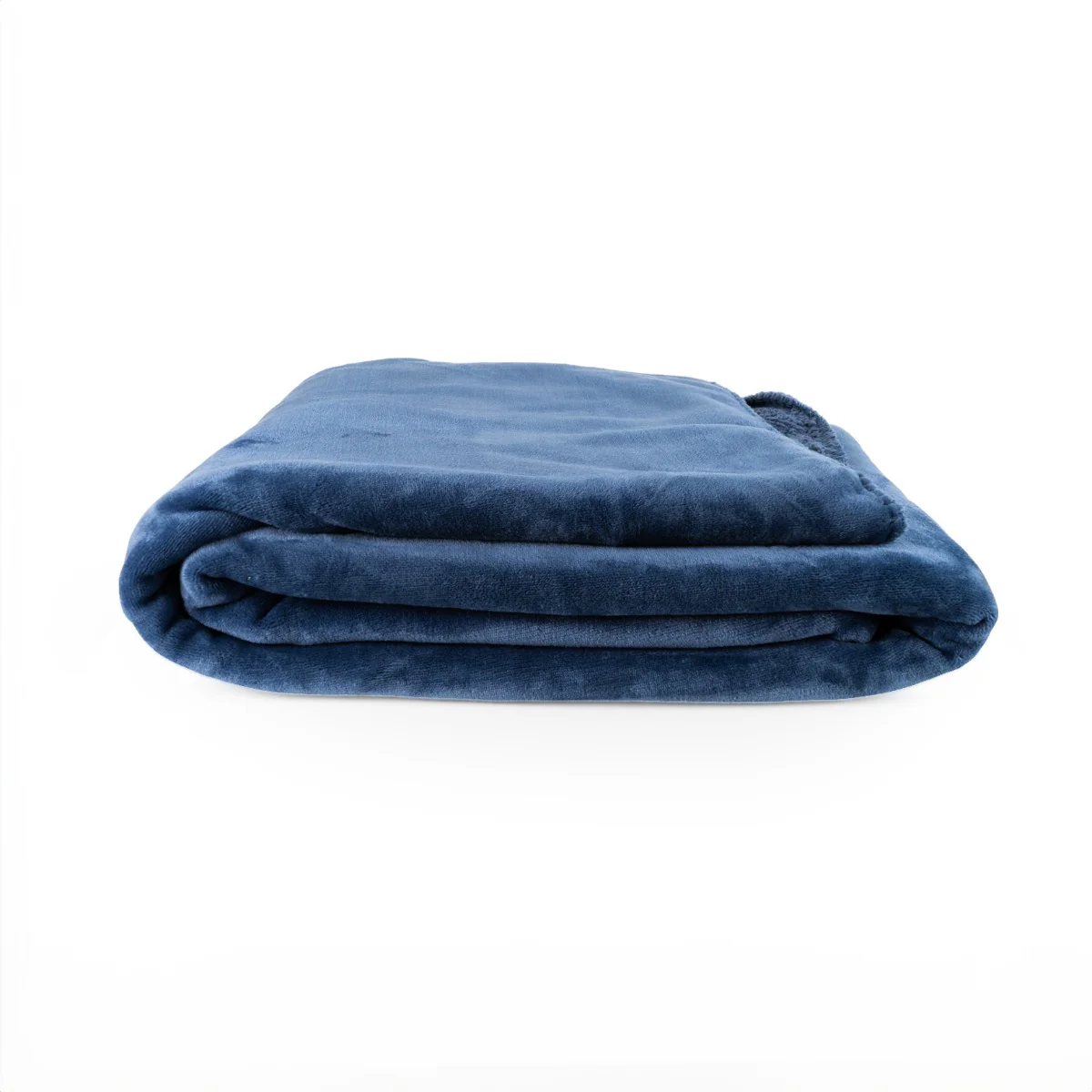 Luxurious Blue Soft Fleece Throw Blanket - Image 3