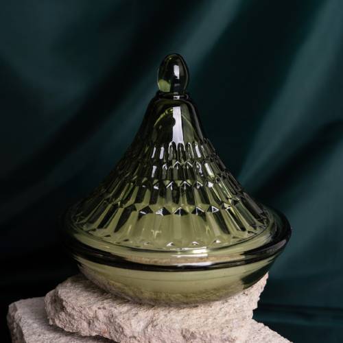 Luxury Groves of Corsica Candle in Green Glass Holder