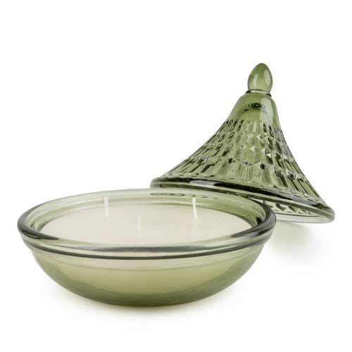 Luxury Groves of Corsica Candle in Green Glass Holder - Image 6