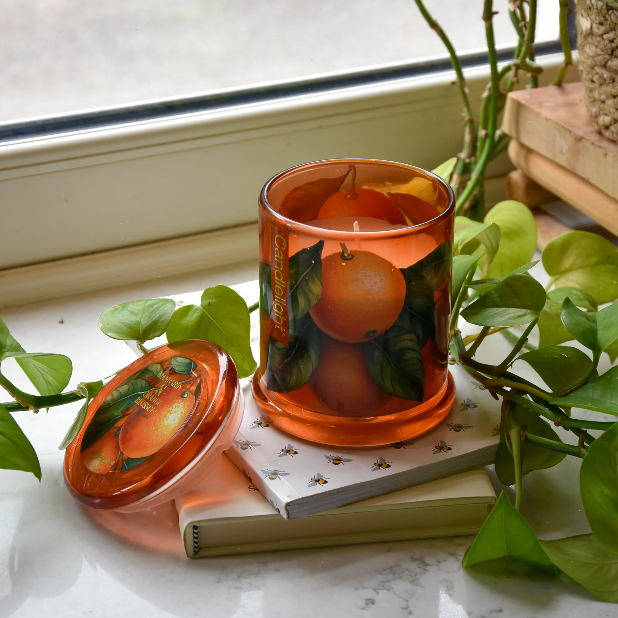Mandarin & Orange Blossom Large Lidded Jar Candle - Image 2