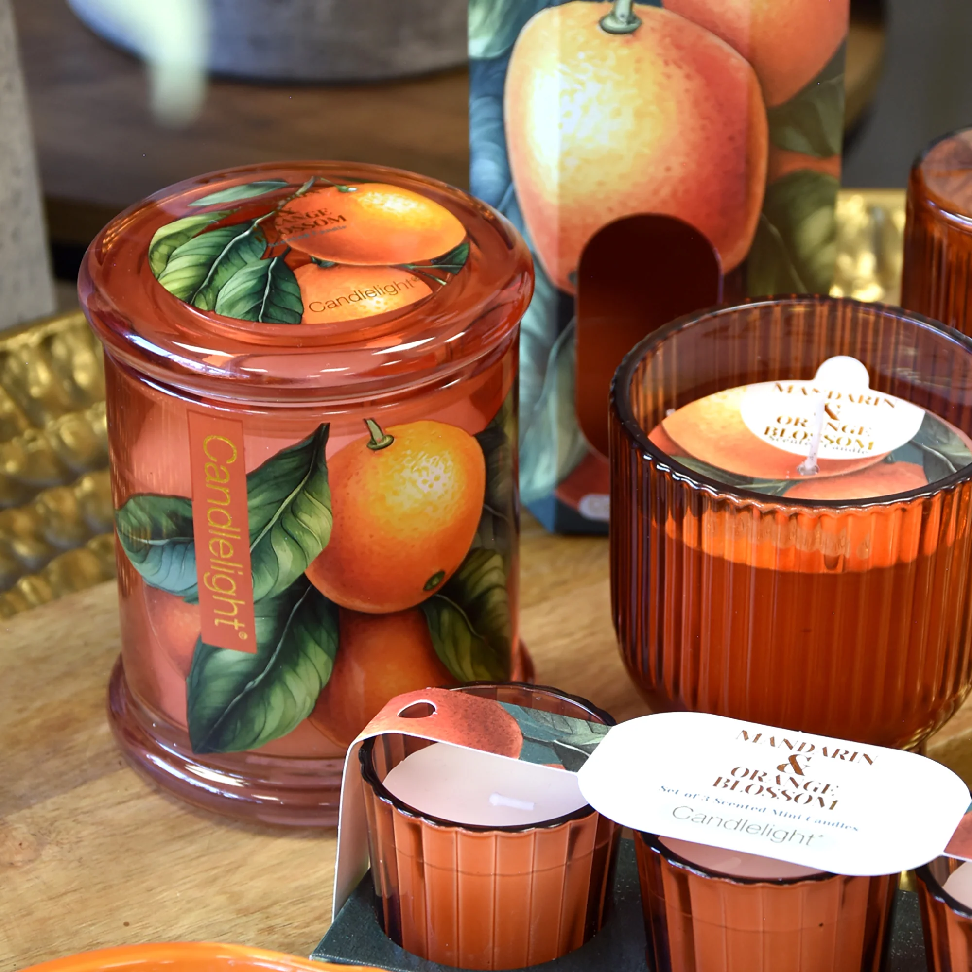 Mandarin & Orange Blossom Large Lidded Jar Candle - Image 6