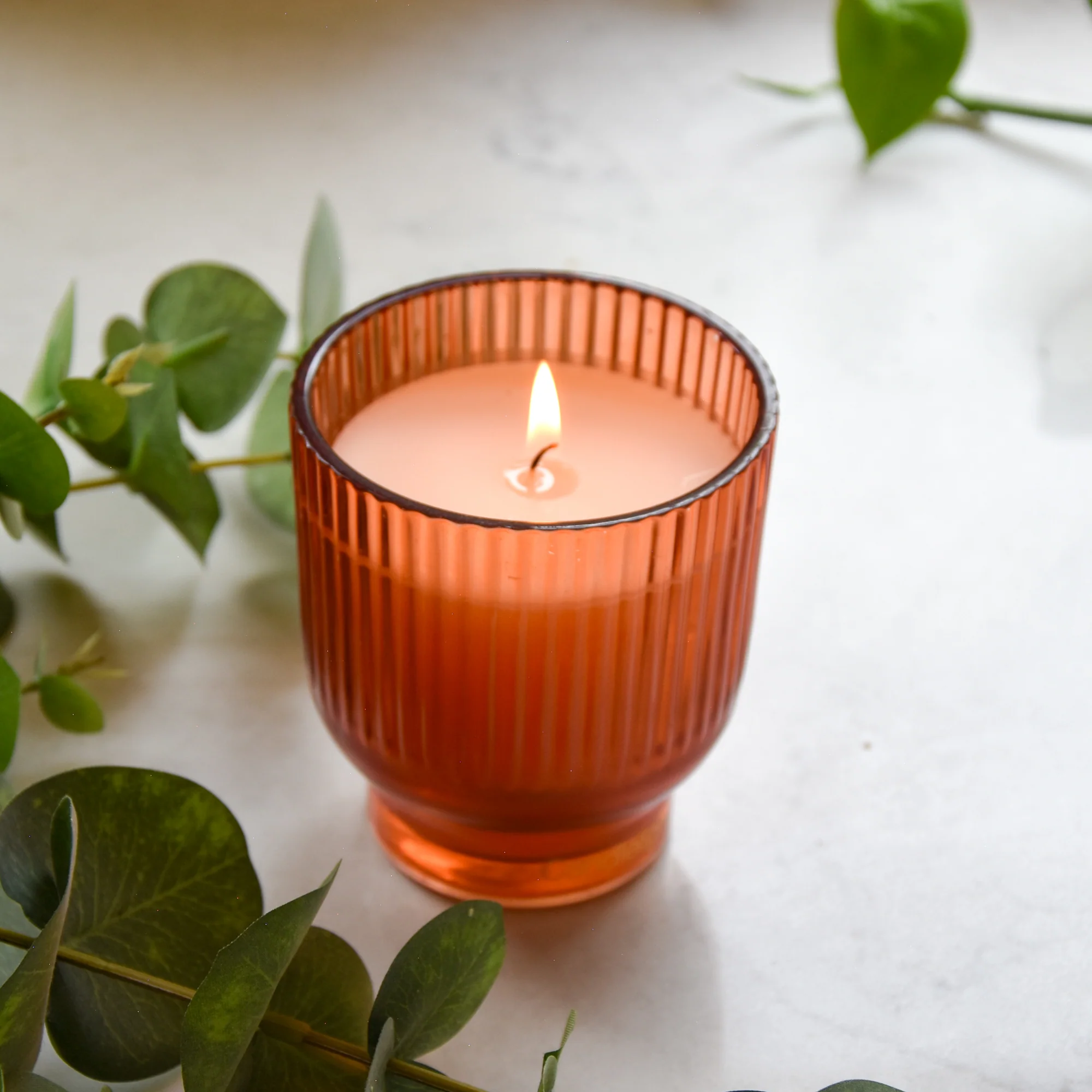 Mandarin & Orange Blossom Medium Footed Candle - Image 2