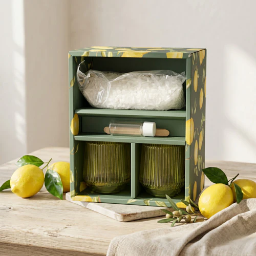 Mediterranean Lemon Grove Scent 'Sicilian Orchard' Candle Making Kit - Image 2