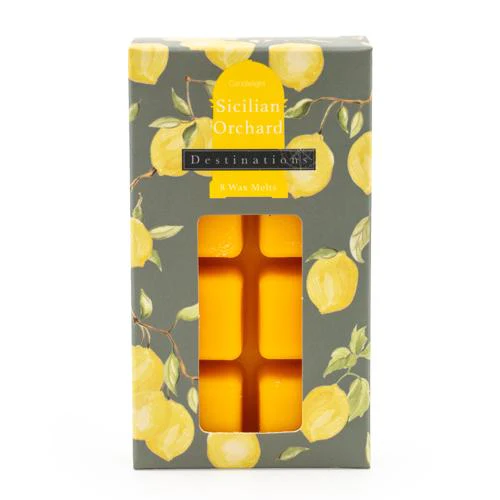 Mediterranean Lemon Grove Scent 'Sicilian Orchard' Pack Of Wax Melts - Image 4