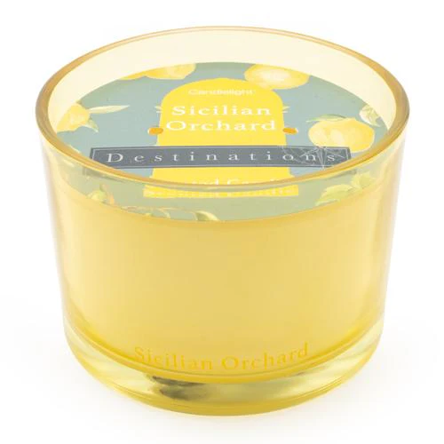 Mediterranean Lemon Grove Scent 'Sicilian Orchard' Two Wick Candle - Image 2