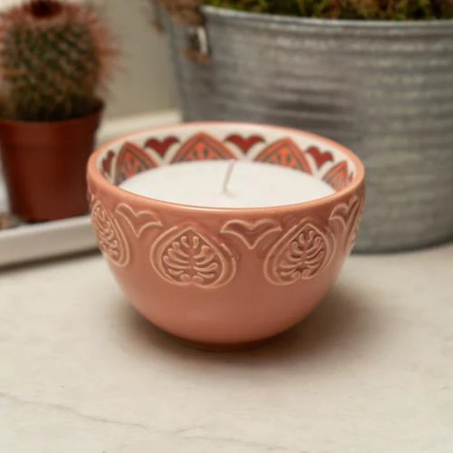 Moroccan Spice Meze Scented Candle in Terracotta Bowl - Image 4