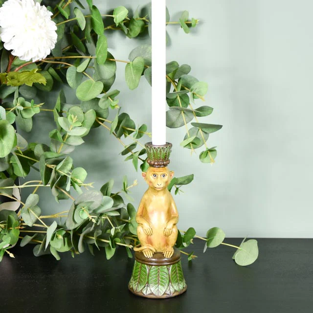 Playful Monkey Candlestick - Image 3
