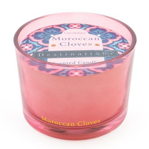 Moroccan Red Cinnamon Scent 'Moroccan Cloves' Two Wick Candle