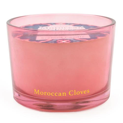 Moroccan Red Cinnamon Scent 'Moroccan Cloves' Two Wick Candle - Image 2