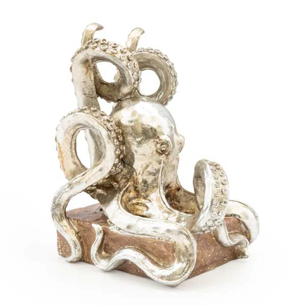 Lavish Octopus Bookends Silver - Image 7