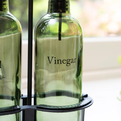 Oil & Vinegar Glass Set with Elegant Dispensers - Image 4