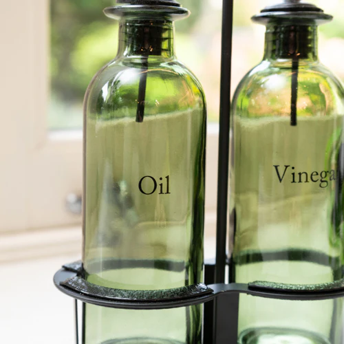 Oil & Vinegar Glass Set with Elegant Dispensers - Image 5