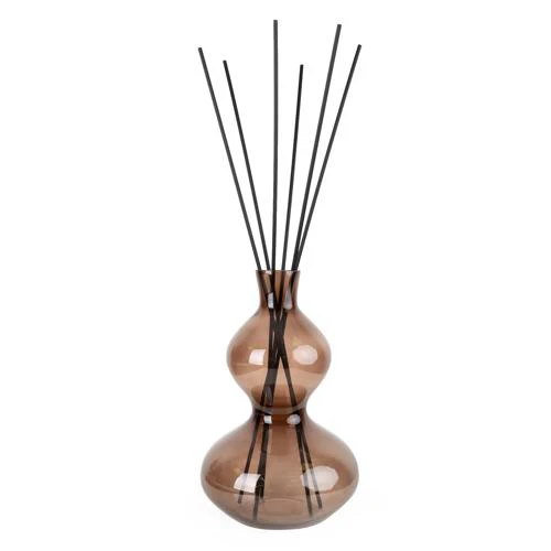 1000ml Glass Bubble Reed Diffuser Smoky Black With Bergamot & Amber Scent - Image 2