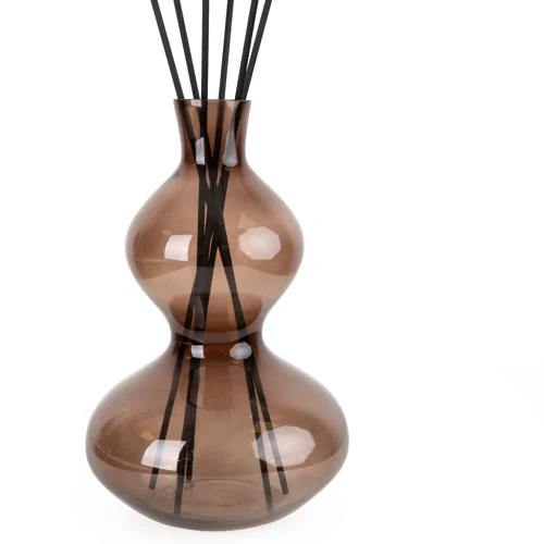 1000ml Glass Bubble Reed Diffuser Smoky Black With Bergamot & Amber Scent - Image 3